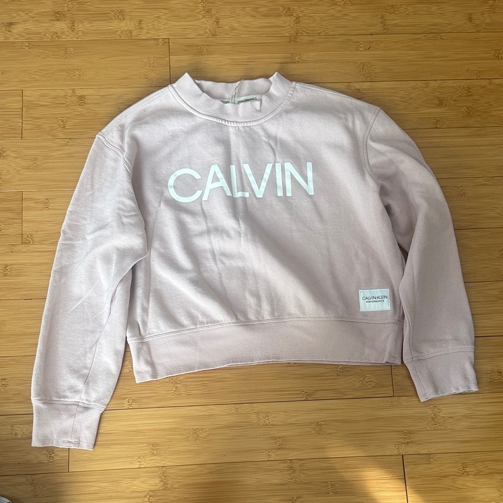 Calvin Klein Blush Pink Logo Sweatshirt